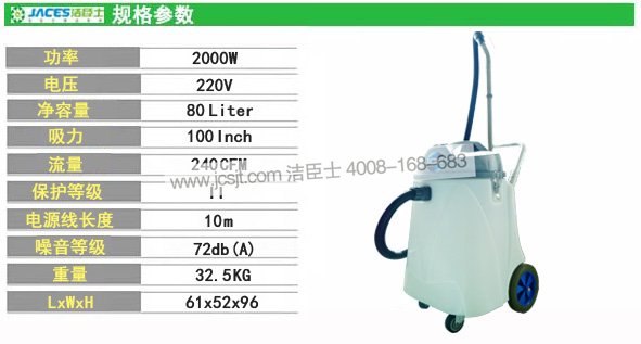 國邦吸塵吸水機參數 國邦吸塵吸水機,IW80雙馬達吸塵吸水機(圖10)