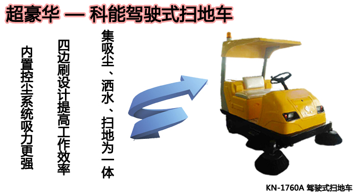 駕駛式電動(dòng)掃地車(chē),KN-1760A工業(yè)駕駛式掃地車(chē)(圖7)